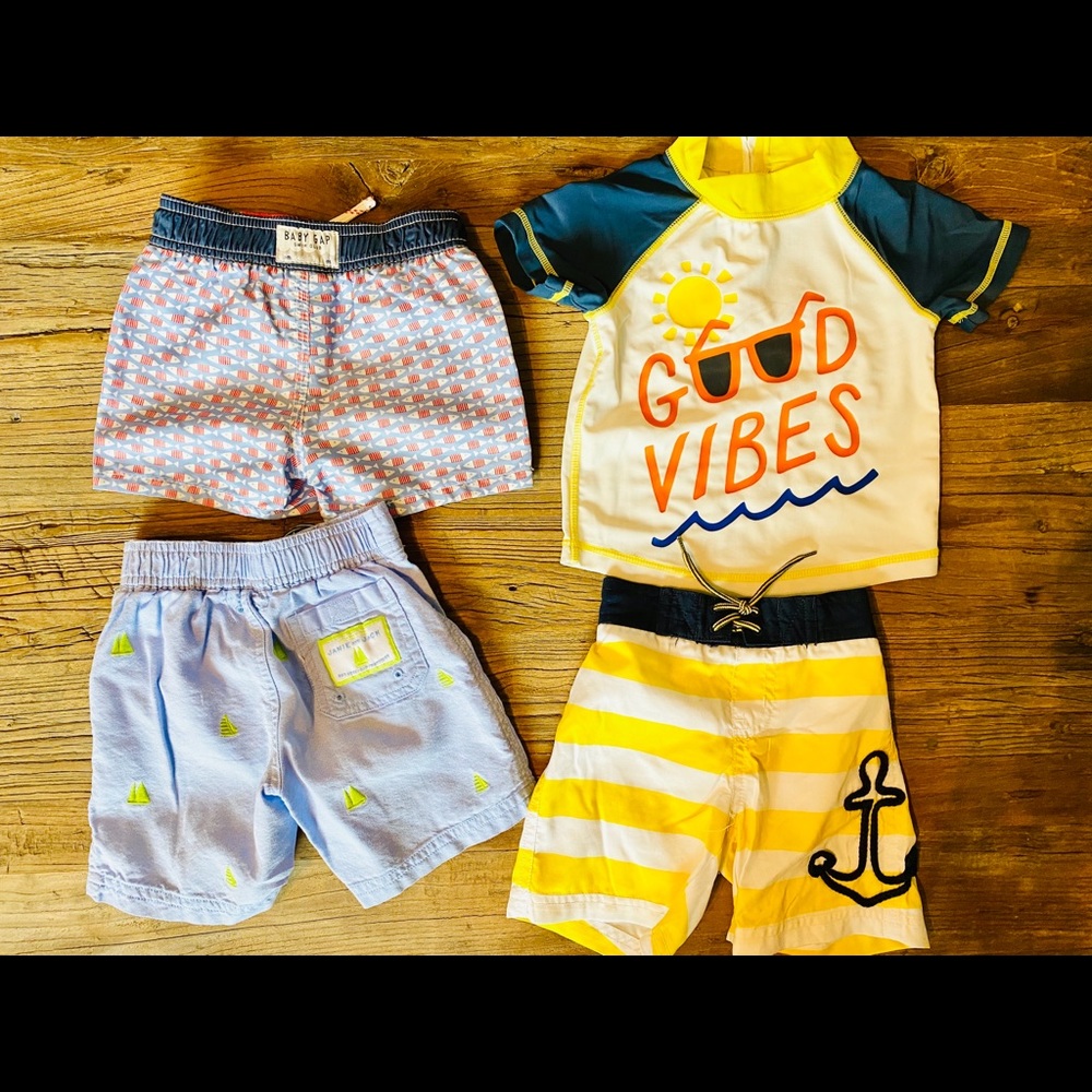 Janie & Jack / Baby Gap Toddler Boys Swim Trunks